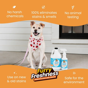 FurryFreshness Pet Stain & Odor Remover 32oz Special